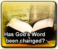 Has God's Word been changed?